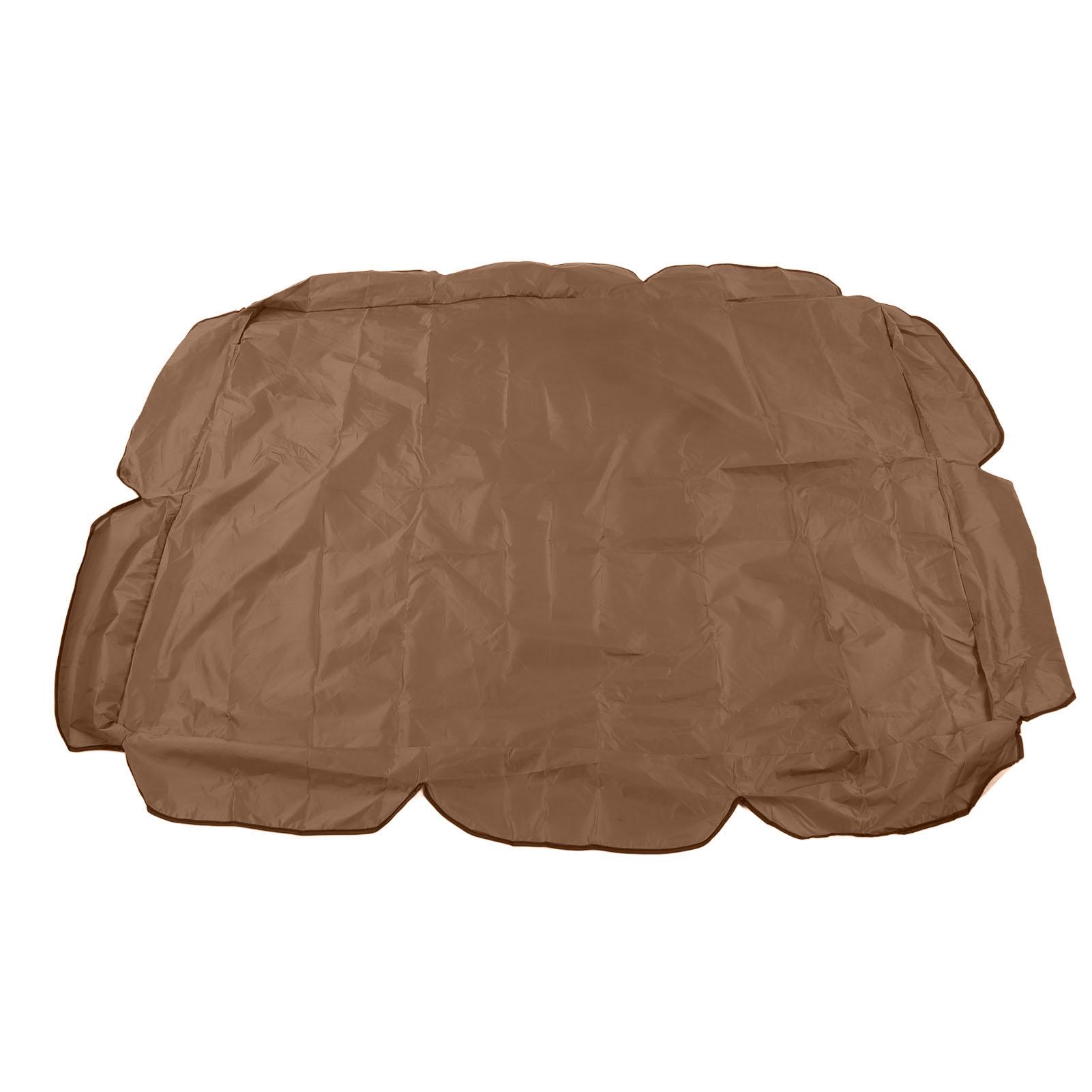 

Тент для качелей 210D Оксфорд с серебряным покрытием Водонепроницаемый Защита от УФ-лучей для уличного патио, двора, кресла кофейный