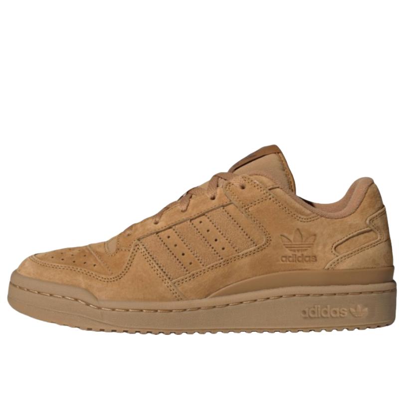 Adidas Originals Forum Low CL Comfortable Thin Sole Durable Low Top Skate Shoes Unisex Skate Shoes Brown JP5733