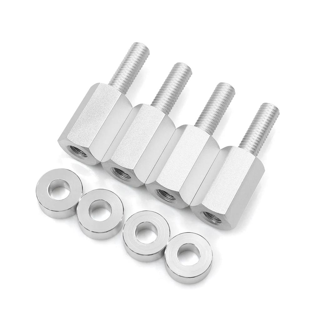 4Pcs UTV Seat Riser Kit with 4 Spacers Seat Lift Up Riser Screws ATV Seat Riser Lift Mount Kits Fit for Can-Am Maverick X3