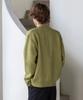 Decoroso Comfort Round Neck Cardigan [Green]