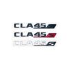 LWC1  3D ABS Car Rear Trunk Badge Decal Emblem Sticker S Logo For Mercedes AMG A GLA CLA 45 GLE GLC C E 63 S X156 W205 W212 W207 W176