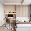 Boobest Light Brown Wood Grain Sheet Wallpaper Sticker Wood Grain 3D Width 120cm X Length 5m Cutting Sheet Wood Grain Wallpaper Stylish Rental