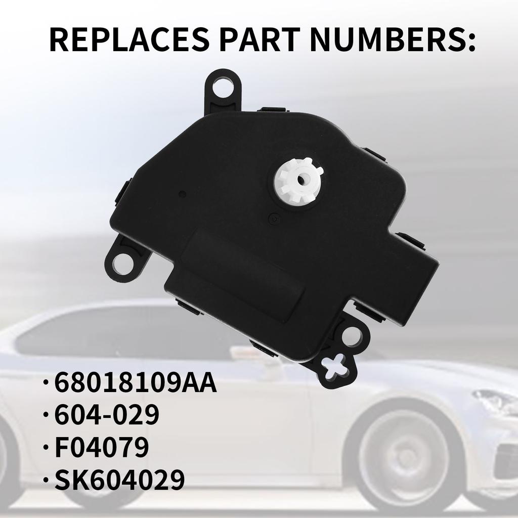 68018109AA Pohon směšovacích dveří HVAC Vhodný pro 3500 604-029 F04079 Náhradní příslušenství Pohon vzduchu pro topení