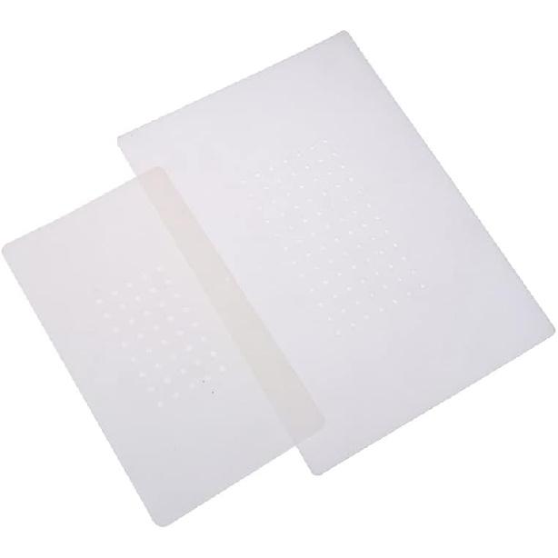 2Pcs Silicon Rubber Pad Non-Slip Mat For Pad Cellphone LCD Screen Vacuum Suction Separator High Temperature Silicone Pad (Color : A)