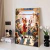 Disney 5D DIY Diamond Painting Zootopia Fan Art Illustration Full Round Diamond Mosaic Cartoon Cross Stitch Artwork for Home Decoration