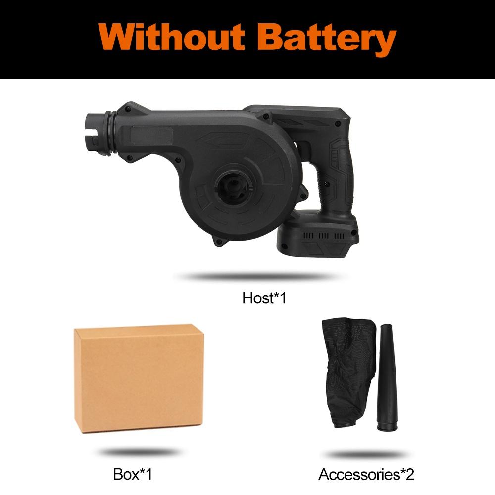 

880 Вт 2-в-1 Аккумуляторная электрическая воздуходувка Пылесос Воздуходувка Выдув и всасывание Сборщик листьев и пыли 18,9x8,3 дюйма Type 1