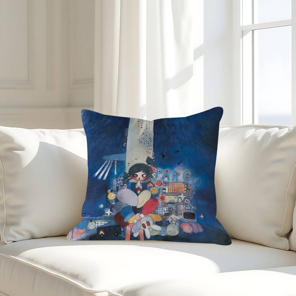 Cartoon A-Aya T-Takano Pillow Case Removable Washable Cushion Cover – All-Season Soft Linen