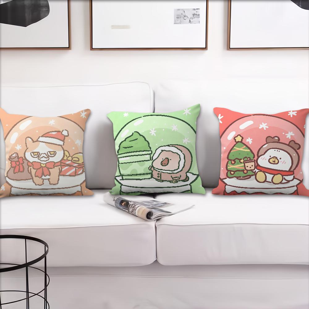 Christmas Cartoon Crystal Ball cushion cover Pillow Cover Decoration Room Home Sofa living Office Car Nordic Simplicity