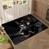 1Pcs Anti Fatigue Kitchen Rugs,  Black Cat Print Waterproof Non-Slip Thick Cushioned Kitchen Mat Heavy Duty Comfort Standing Mat for Kitchen
