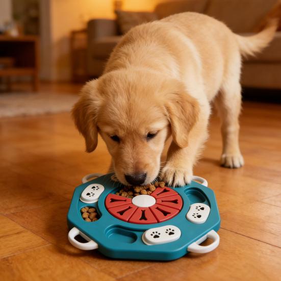 1/2 Peças Brinquedo Interativo de Petiscos para Cães Treinamento de QI Estimulante Mental Alimentador Lento Dispensador de Petiscos Cães Grandes Médios Pequenos Brinquedo de Enriquecimento