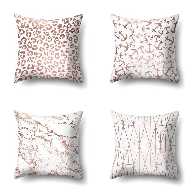 Polyester Pillow Case Automobile Decoration Home Print Pillow Case Automobile Sofa Waist Cushion Cover