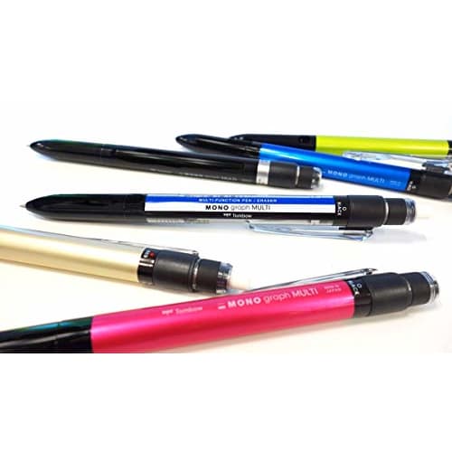Tombow Bleistift Multifunktionsstift 2&S+Radiergummi MONO Monograph Multi Schwarz CPA-161C