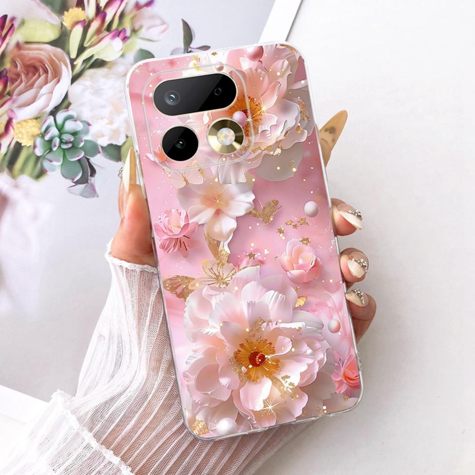 For Realme 16 Pro 5G Case RMX5121 Luxury Flowers Painted Cover Soft Slim Phone Case For Realme 16 Pro Plus Realme16 Pro+ 5G Bags