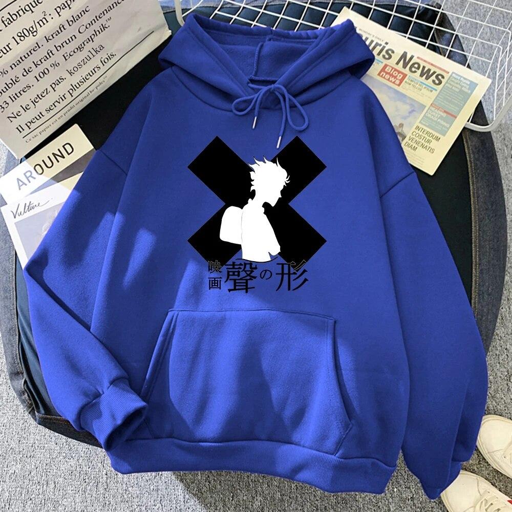 Anime A Silent Voice Hoodies Spring/Autumn Women/men Sweatshirt Koe No Katachi Hoodie Kawaii Clothing Unisex Sudaderas Warm Tops Unisex