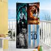 Messi Beach Towel Super Soft & Absorbent Comfortable Lightweight Ideal for Travel, Outdoor, Swim, Pool, Yoga, Surf, Camping, Hiking, Gym, Gift, Holida