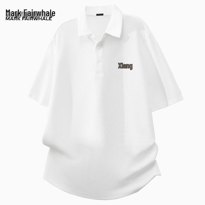 Mark Fairwhale Men's American Style Textured Polo Shirt