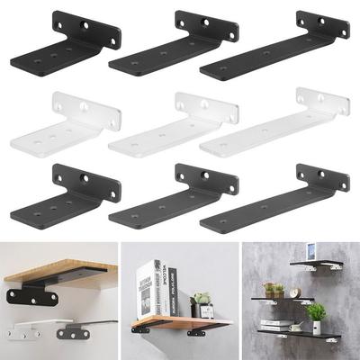 Kitchen Wall Mounted Shelf Support Holder Hardware Desk Shelf Right Angle Bracket Furniture Holder