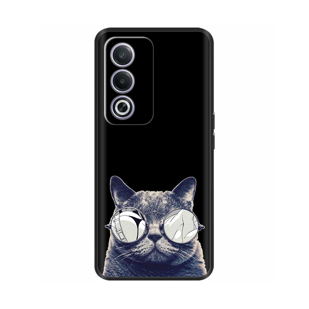 Phone Case for OPPO K12X 5G 6.67" CPH2667 Protection Luxury  Soft Black Silicone Shockproof Shell Painted Back Cover Funda Coque