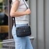 Letter shoulder strap camera bag trendy fashion versatile love embroidery thread solid color large capacity mother and child shoulder bag