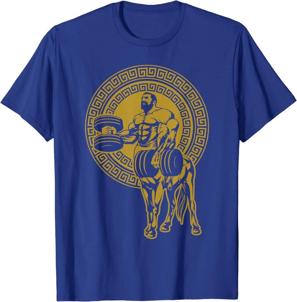 Centaur Gym Fitness Muscle Training Deadlifts Workout TShirt 100 Cotton ONeck Summer Short Sleeve Casual Unisexs Tshirt