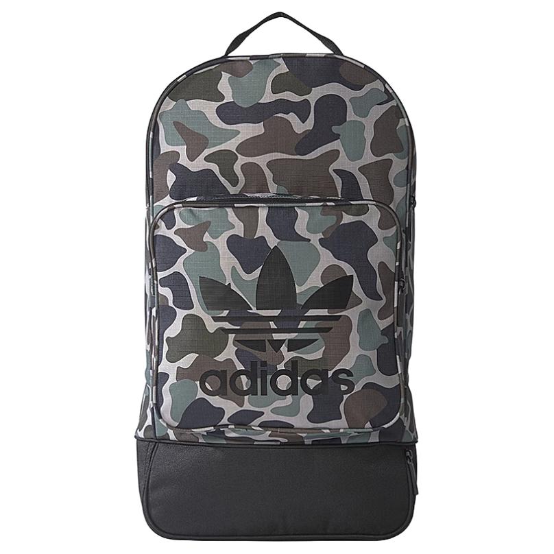 

Adidas Originals Print Backpack Unisex Camouflage Green & Black Adidas BQ6096-1 камуфляж зелений колір/чорний