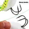 Artificial Bass Fishing Lures Frog Crankbait Bass Soft Swimbait Lures Wit Fishing Hooks Fishing Bait