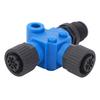 For NMEA 2000 Marine T Connector M12 5 Pin IP67 Water Resistant Stable Connection Backbone Cable Tee Terminator for