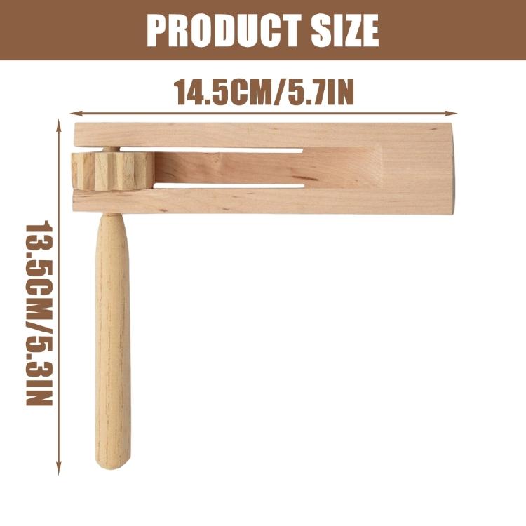 Wood Spinnings Rattle Ratchet Handheld Soundboards Rattle Noise Maker Orff Children Musical Instrument for Games