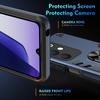 KEYSION Shockproof Armor Case for Realme C85 C85 5G Soft Silicone+PC Metal Ring Stand Phone Back Cover for OPPO Realme C85