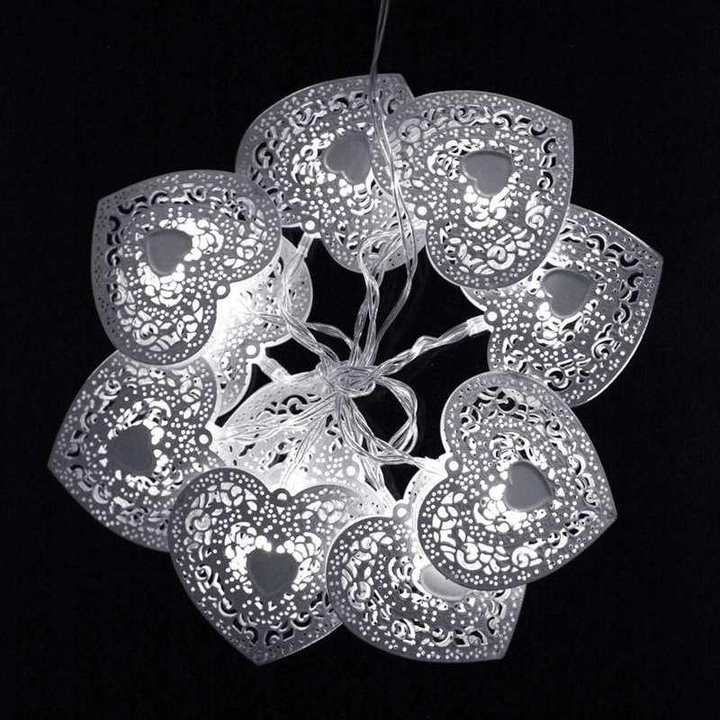 10 LED Heart Shape String Christmas Lighting For Christmas Decoration