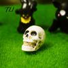 Spooky Ornaments for Indoor Plants Halloween Miniature Ornament, Skeleton Tombstone Miniature, Cute Mini Grim Reaper Bat Decor Haunted House Displays