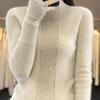 Sweater for Women Autumn Winter Lightweight Warm Knitted Stretchy Long Sleeve Tops
