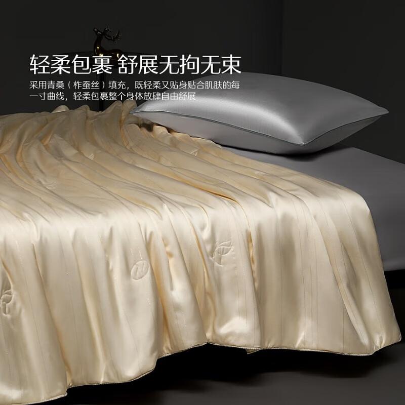 Летнее одеяло Mercure Home из туссового шелка 150cm x 200cm