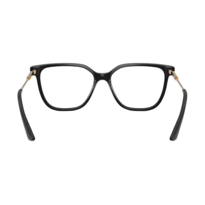 Versace Brand LOGO, plate and metal, square optical glasses, same style for men and women, couple style, black 34503800 0VE3388U-GB1-Black 55