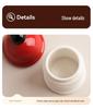 Beihanmei Ceramic Toothpick Holder & Swab Jar: Cute, Creative Storage for Living/Dining Room.