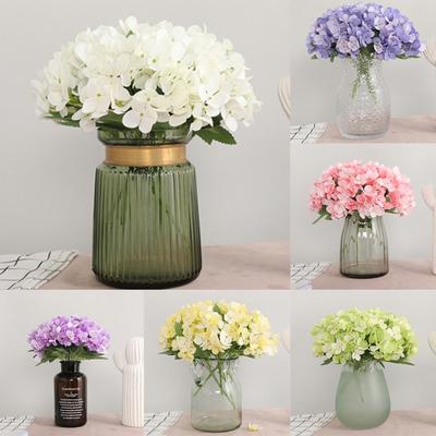 Artificial Hydrangea Silk Flower DIY Wedding Party Desktop Home Decoration?Gift