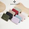 Baellerry Women's Lychee Texture Zipper Card Holder Wallet - Stylish Coin and Card Organizer
