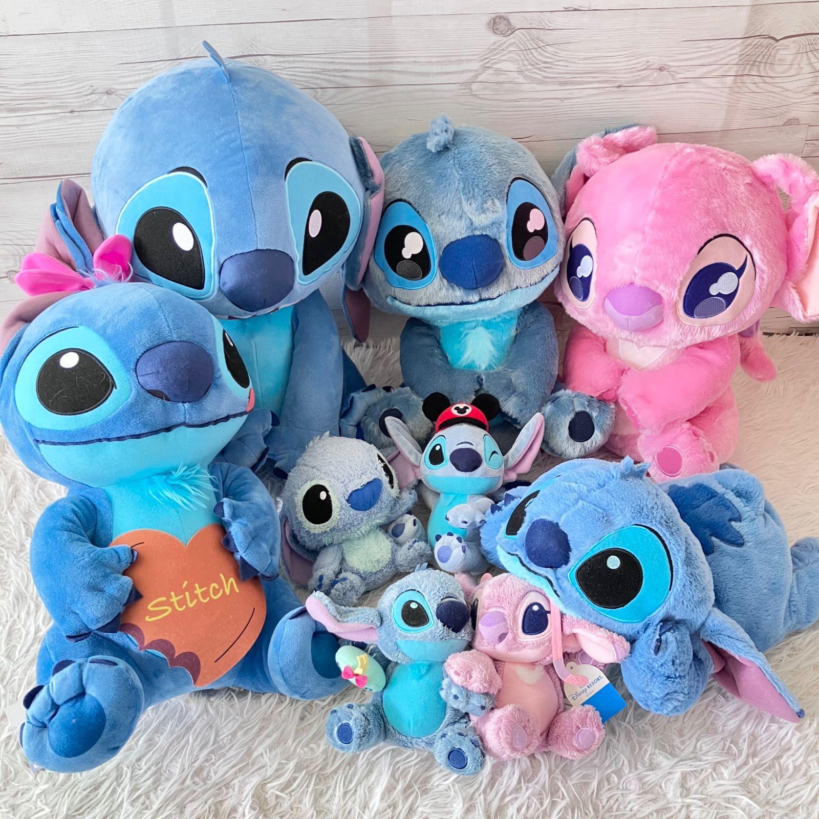 Disney Lilo and Stitch Stitch Plush Toy Disney Resort Limited 8 Piece Set with Many Tags 8