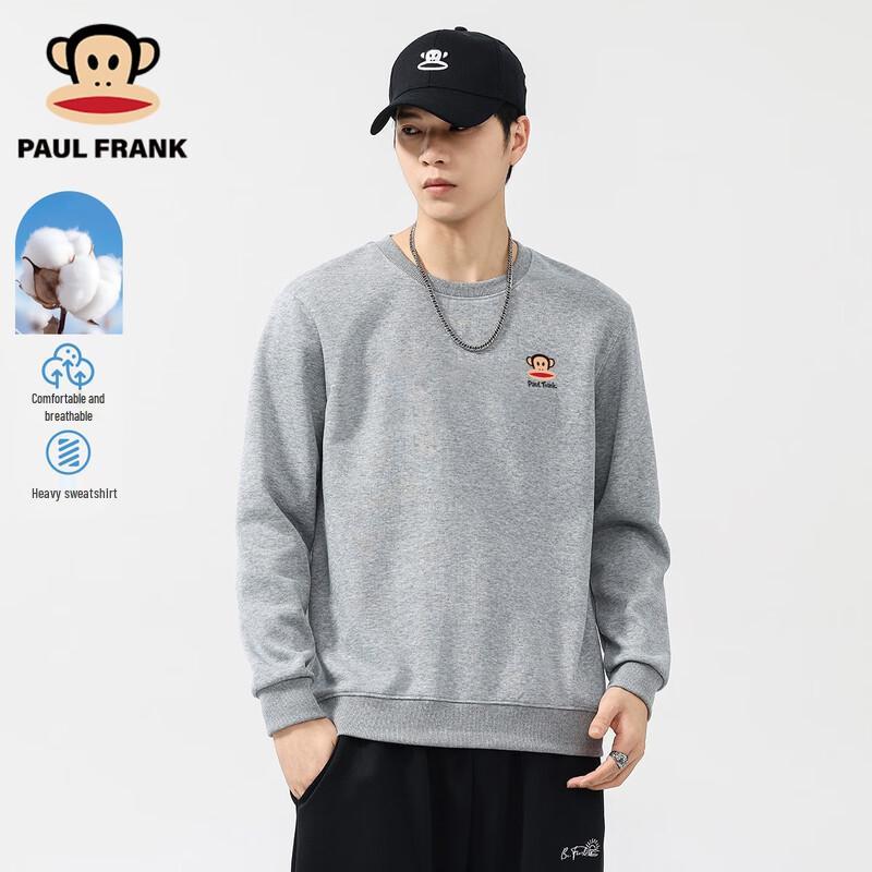 

Paul Frank Men s Solid Round Neck Long Sleeve Sweatshirt XL