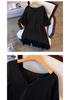 Artistic Retro Plus-Size Short-Sleeve Mid-Length Dress