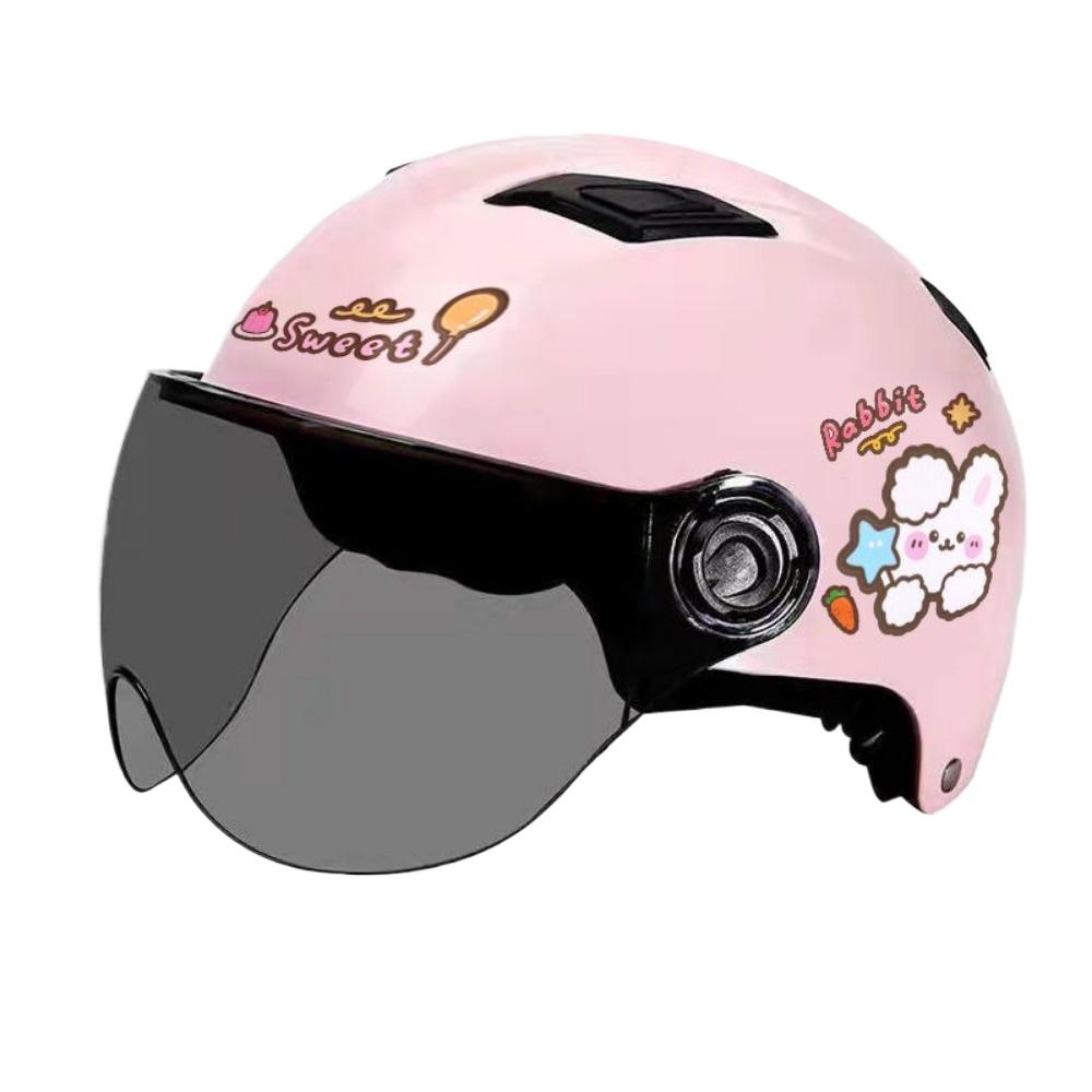 Cat Ears Electric Car Helmet Men and Women Half Helmet