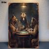 Playing Cards Poster Metal Sign 20x30cm Wall Art