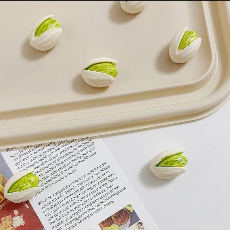 

Искусственный Фисташковый Пищевой Декор Имитация Орехов Магнит на Холодильник Наклейка на Доску для Заметок Аксессуары для Домашнего Декора