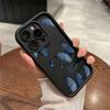 INS Retro Butterfly Phone Case For iPhone 16 11 12 13 14 15 Pro Max Plus XS Max X XR SE2 Shockproof Silicone Bumper Back Cover