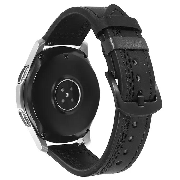 

Leather band for Samsung Galaxy watch 7 6 4 strap 6 classic/5/pro/Active 2 20mm 22mm bracelet Huawei Watch GT 4/3/pro watchbands 22mm watchband