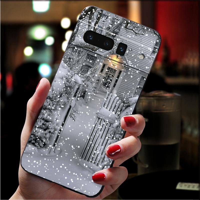 

Phone Case For Google Pixel 10 9 Pro XL 9A 8 7 6 Pro Pixel 8A 7A 6A Pixel 8 7 6 5 Landscape Winter Light Snow Google Pixel 9 Pro