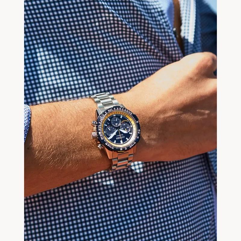 Citizen Promaster Navihawk 40mm Blaues Zifferblatt Herrenuhr CA4667-53L