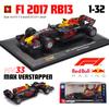 Bburago 1:32 F1 Red Bull Racing Formula One 2017 RB13  racing model simulation car model alloy car toy collection