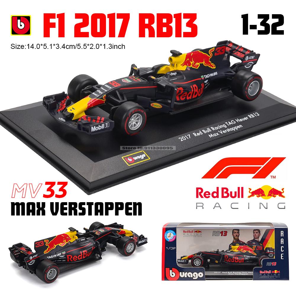 

Bburago 1:32 F1 Red Bull Racing Formula One 2017 RB13 racing model simulation car model alloy car toy collection