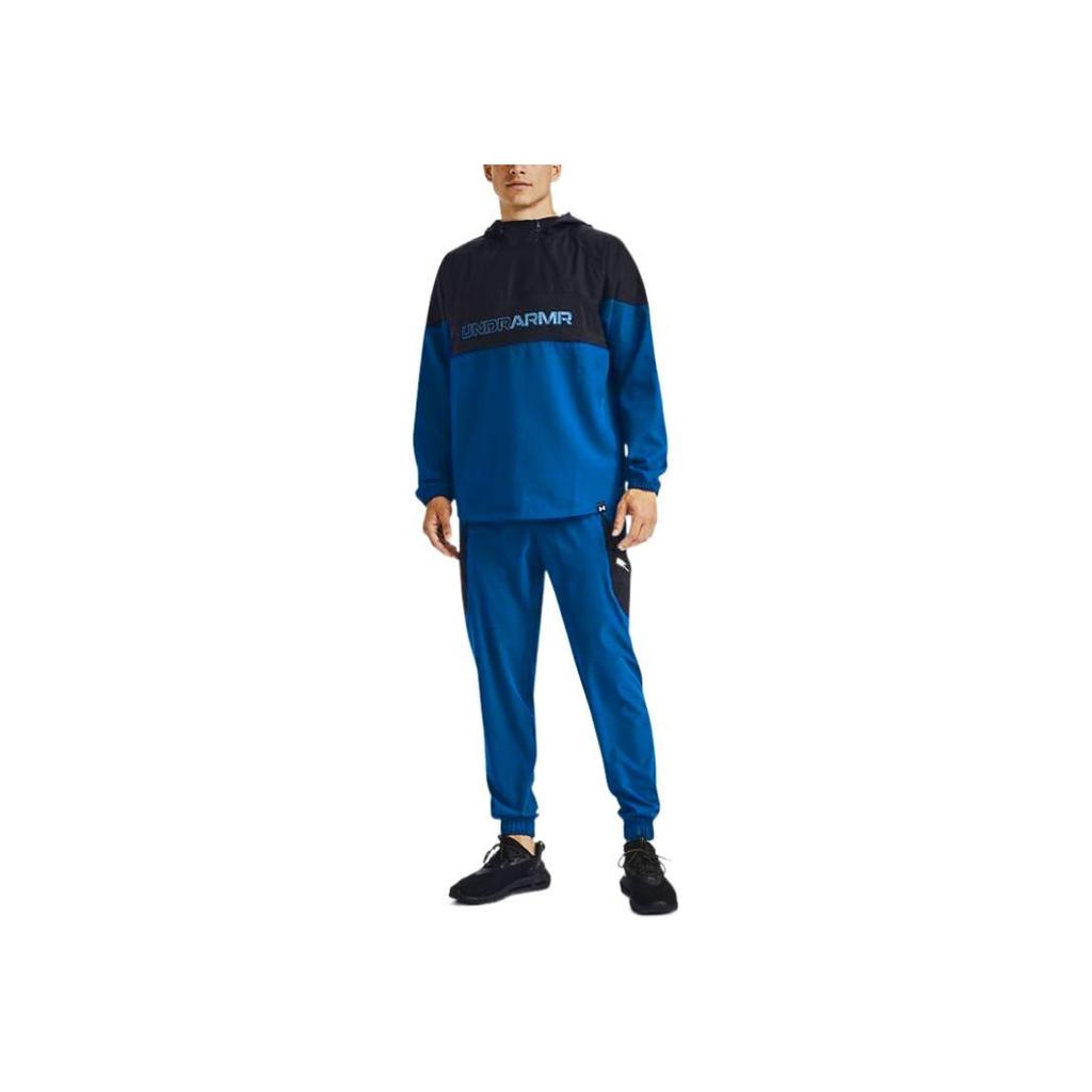 Under Armour Color Block Pocket Vintage Sports Long Pants Men Bottoms Blue 1356875-581
